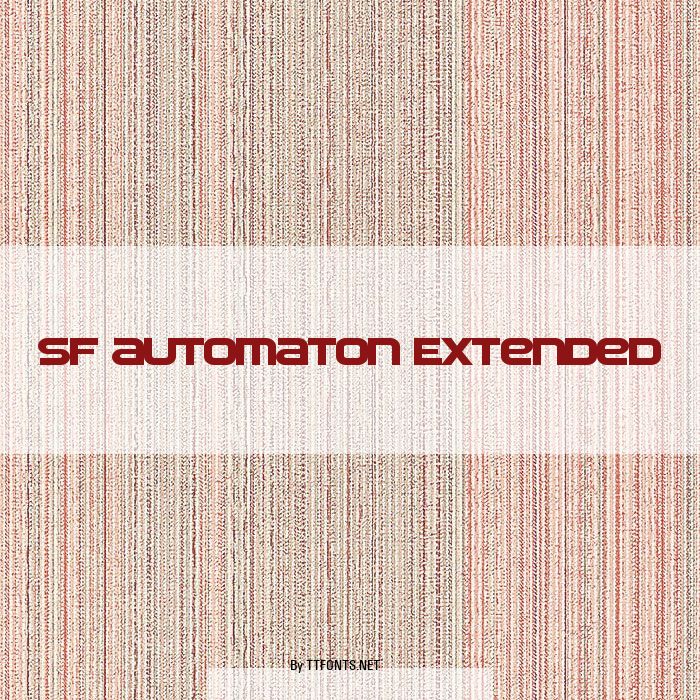 SF Automaton Extended example